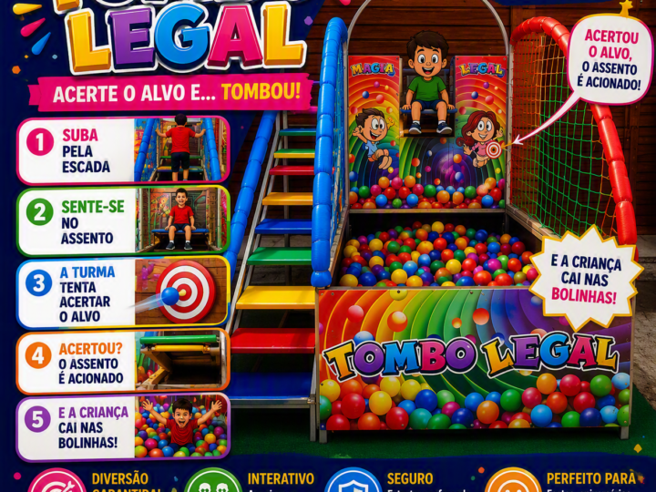 Tombo legal Tradicional — locação de brinquedos em Gravataí/RS