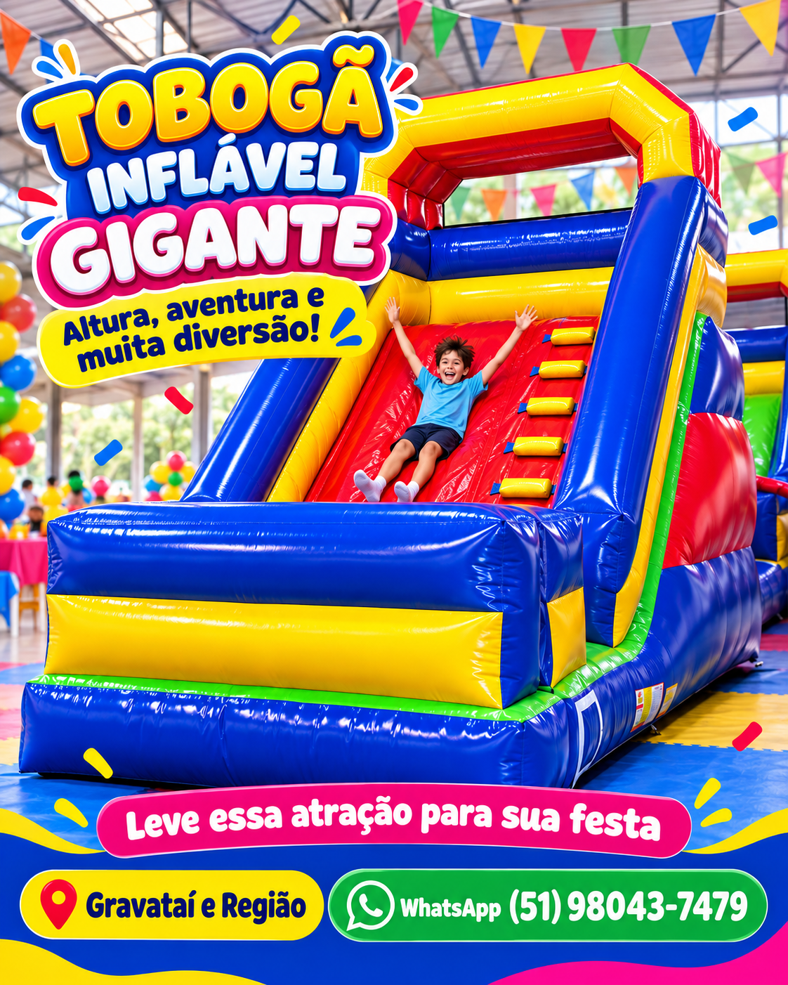 Aluguel de brinquedos infantis em Cachoeirinha-RS para redução de custos