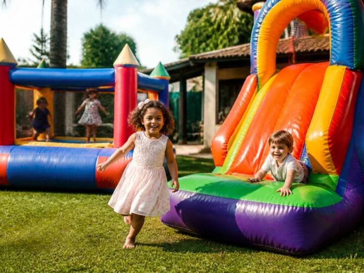 Cama elástica em festa infantil para Aluguel de Brinquedos em Cachoeirinha - RS