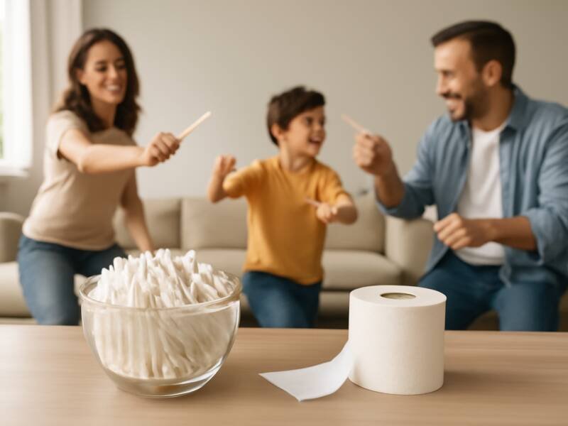 Como organizar uma guerra de cotonetes divertida em família
