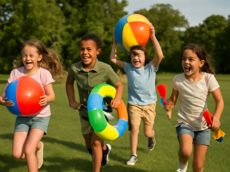 Dicas de brinquedos divertidos para festas ao ar livre