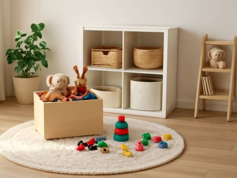 Passo a passo para montar um espaço seguro de brinquedos em casa